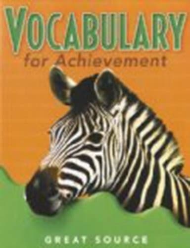 Portada de Vocabulary For Achievement