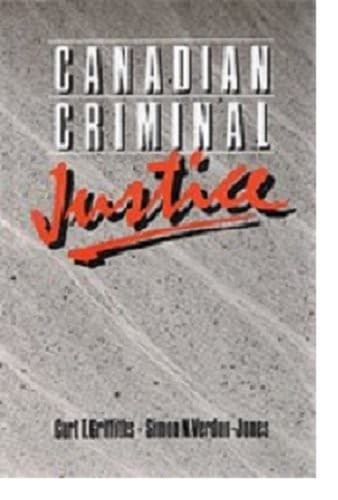 Portada de Canadian criminal justice