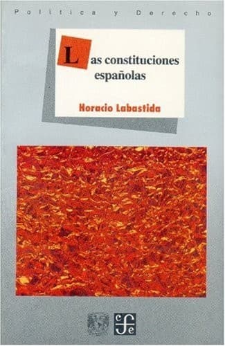 Portada de Las constituciones españolas