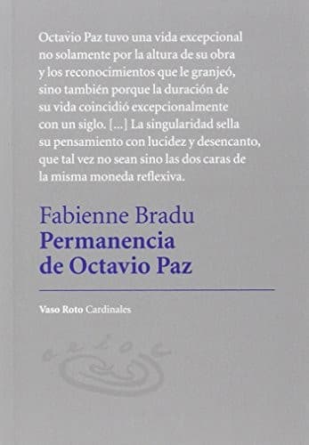 Portada de Permanencia de Octavio Paz