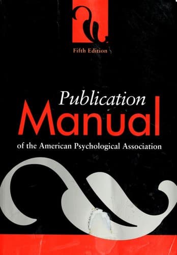 Portada de Publication Manual of the American Psychological Association,