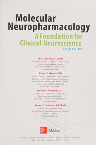 Portada de Molecular Neuropharmacology