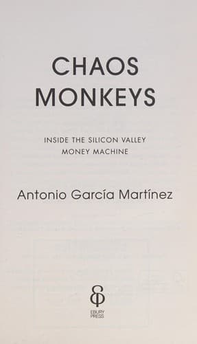 Portada de Chaos Monkeys