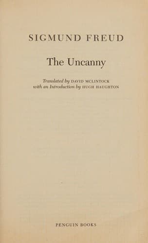 Portada de The uncanny