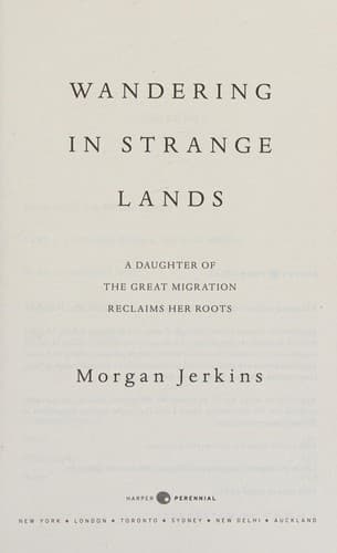 Portada de Wandering in Strange Lands