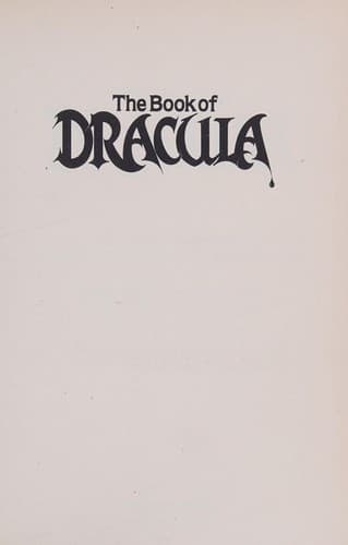 Portada de The Book of Dracula
