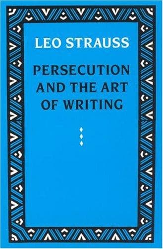 Portada de Persecution and the art of writing