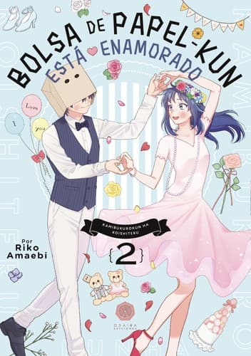Portada de Bolsa de Papel-kun está enamorado 2