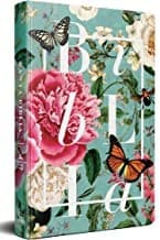 Portada de Biblia RV60 Nombres de Dios Flores Boquet Aqua - Tapa Dura / Spanish Bible RV60 Boquet Aqua Hardcover