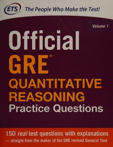 Portada de Official GRE Quantitative Reasoning Practice Questions