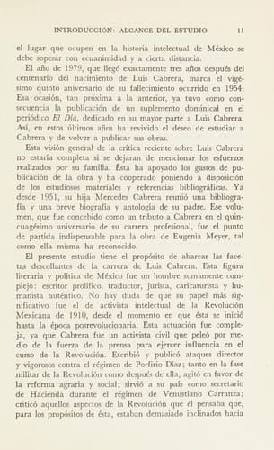 Portada de Luis Cabrera, un intelectual de la Revolución Mexicana