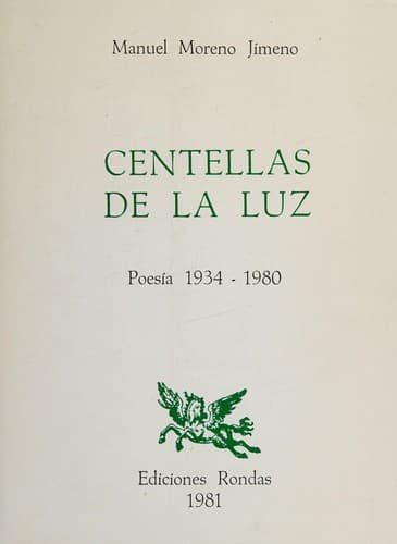 Portada de Centellas de la luz