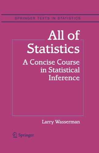 Portada de All of Statistics