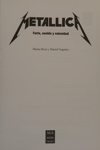 Portada de Metallica