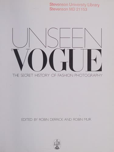 Portada de Unseen Vogue