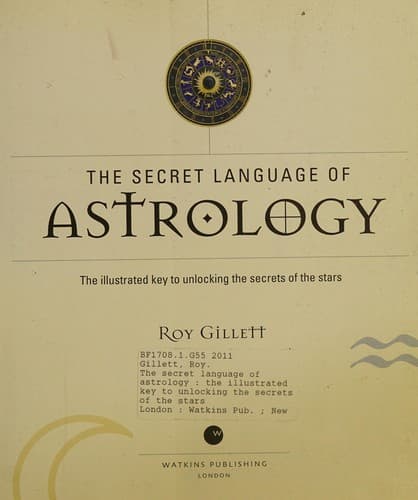 Portada de The secret language of astrology