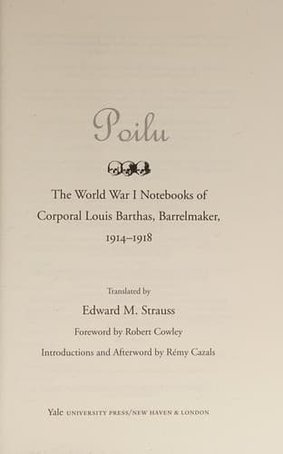 Portada de Poilu