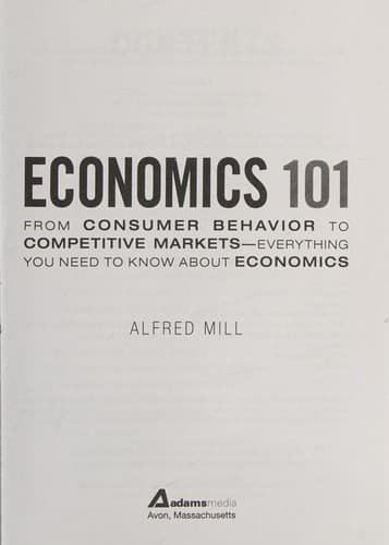 Portada de Economics 101