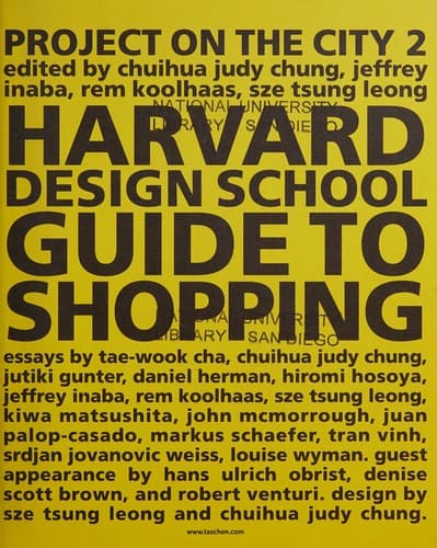 Portada de Harvard Design School guide to shopping