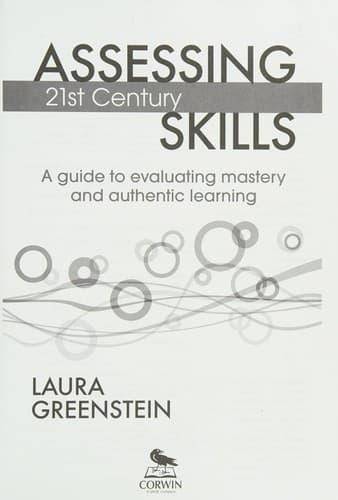 Portada de Assessing 21st century skills