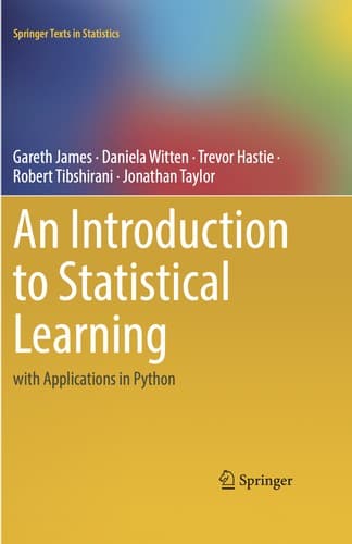 Portada de Introduction to Statistical Learning