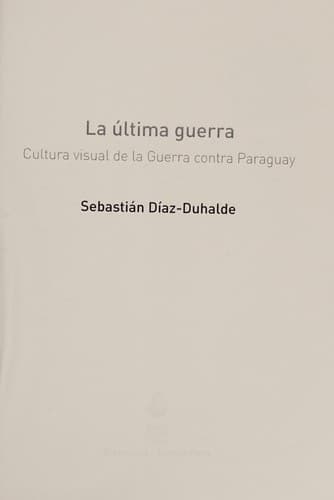 Portada de La última guerra