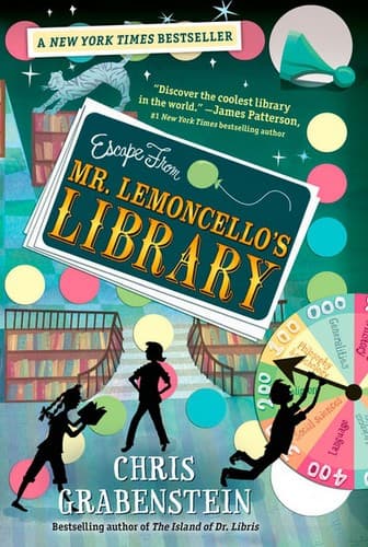 Portada de Escape from Mr Lemoncello's Library