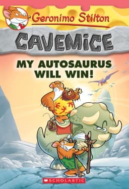 Portada de My Autosaurus Will Win! (Geronimo Stilton Cavemice #10)