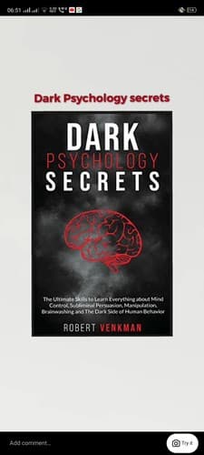 Portada de Dark Psychology Secrets