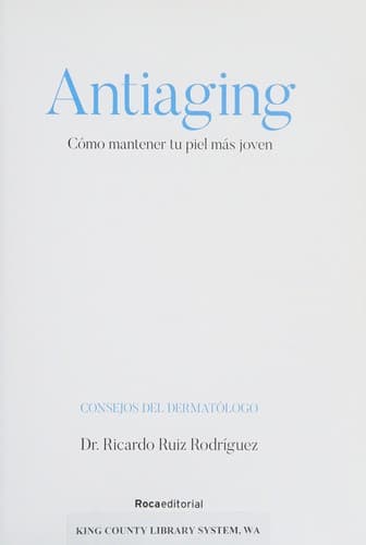 Portada de Antiaging