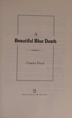 Portada de Beautiful Blue Death