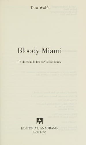 Portada de Bloody Miami