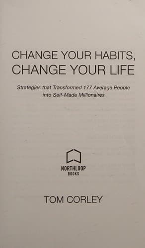 Portada de Change your habits, change your life