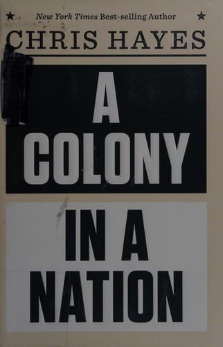 Portada de A COLONY IN A NATION