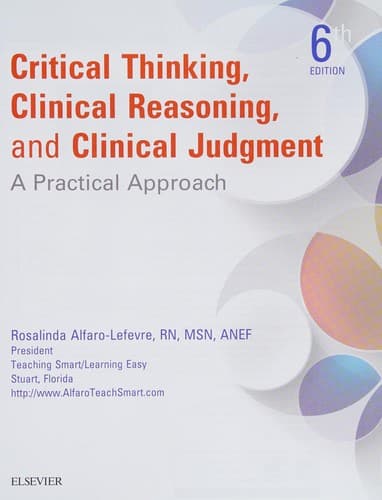 Portada de Critical Thinking, Clinical Reasoning, and Clinical Judgment