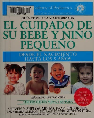 Portada de El cuidado de su bebé y niño pequeño