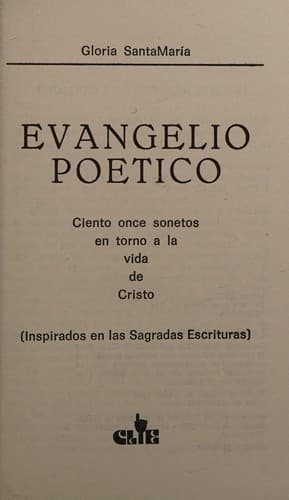 Portada de Evangelio Poetico