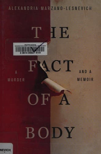 Portada de The fact of a body