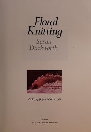Portada de Floral knitting