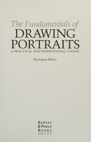 Portada de The Fundamentals of Drawing Portraits