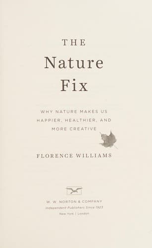 Portada de The nature fix