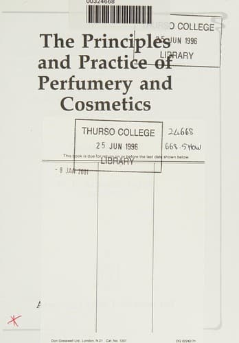 Portada de Principles and Practice of Perfumery and Cosmetics