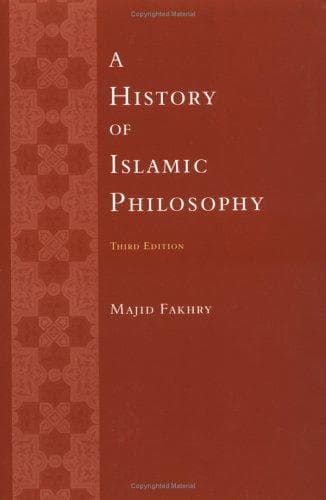 Portada de A History of Islamic Philosophy
