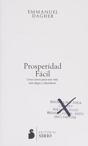 Portada de Prosperidad fácil