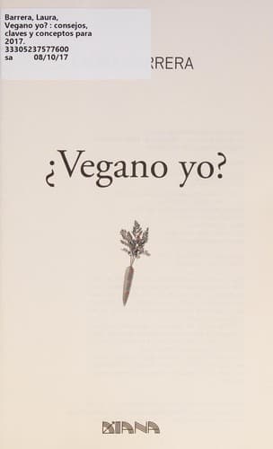 Portada de ¿Vegano Yo?