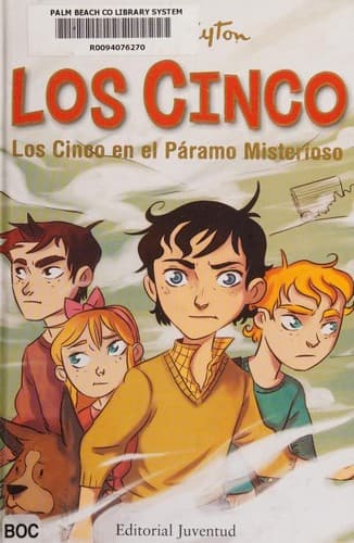 Portada de Los Cinco en el Páramo Misterioso