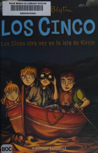 Portada de Los Cinco otra vez en la isla de Kirrin