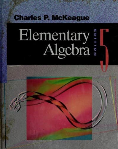 Portada de Elementary Algebra