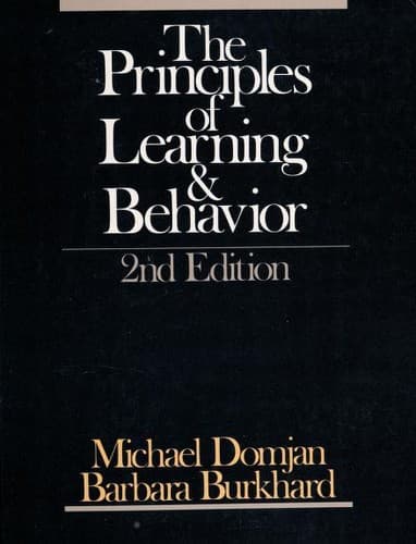Portada de The principles of learning & behavior