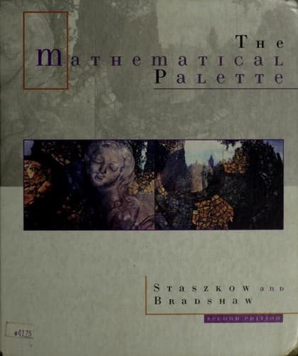 Portada de The mathematical palette